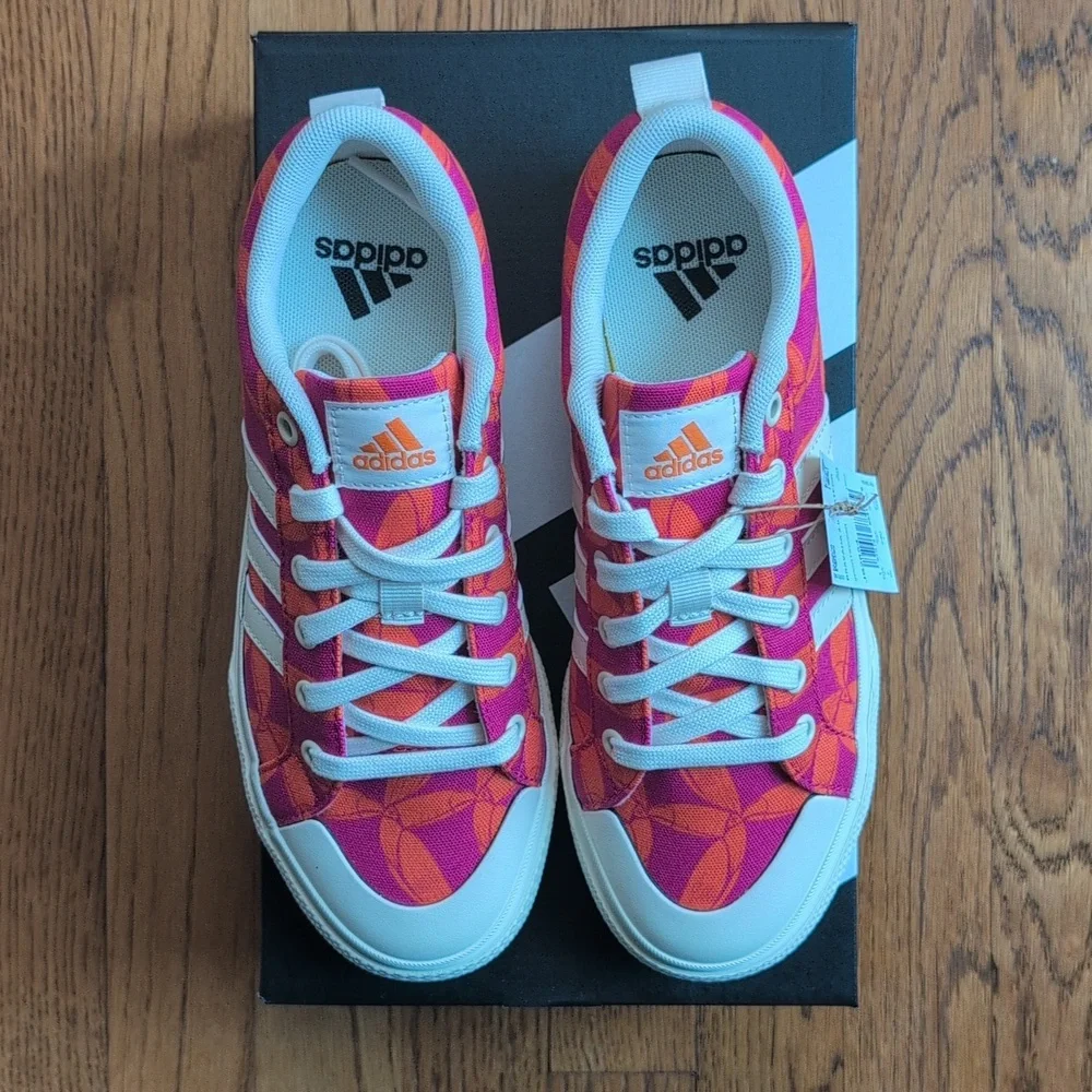 NIB FARM Rio Bravada 2.0 Platform Sneaker Adidas Collab Women's Size 7 Tucan